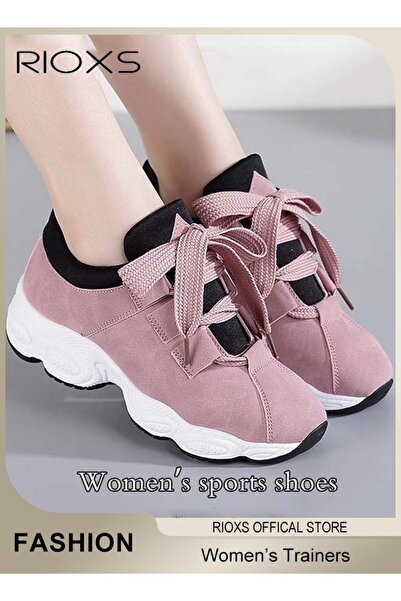 RIOXS Women's Sneaker, Breathable Platform Sports Shoes For Women, Fashion Wi...