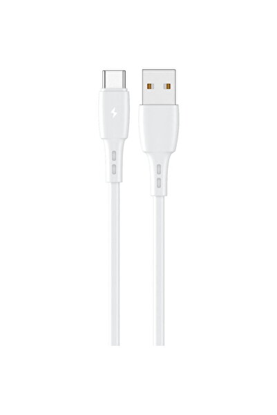 lemontti Cablu cablu LEMCUTYPC12A USB-A /USB Tip-C 1.2m alb
