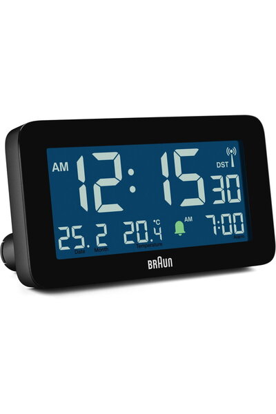 Braun BC10 DCF-B Radio alarm clock black