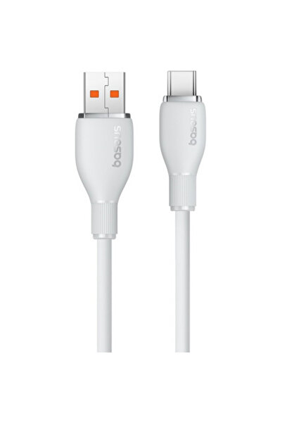 Baseus USB la USB Type-C 100W, 2m, alb