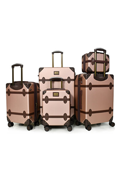 MORANO حقائب سفر كلاسيكية مورانو 4 قطع بعجلات دوارة وقفل أمان مقاسات : 28''-2...