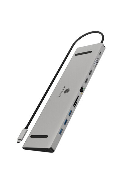 ICY BOX IB-DK2106a-CPD, stație de andocare (argintiu, USB-C PD, HDMI)