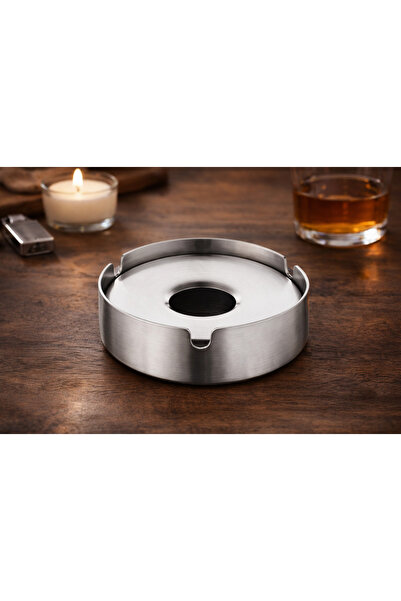 HOMEDEFNE Stainless Steel Ashtray