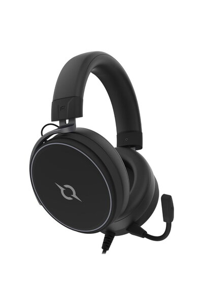 AQIRYS Sagitta, Headset, Wired, LED, Negru