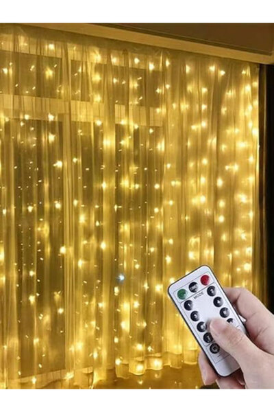 Generic LED Fairy Curtain Lights with Remote Control, USB Powered, 3 x 2 Mete...