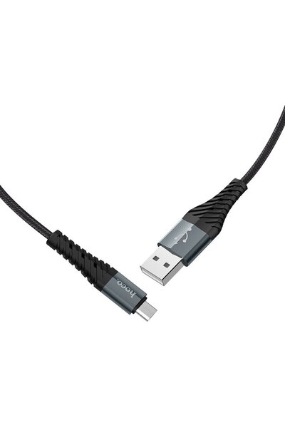 Hoco Cablu de date USB-A la Micro-USB 12W, 2.4A, 1m - Cool Charging (X38) - N...
