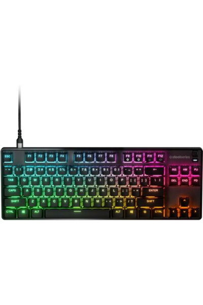 SteelSeries Apex 9 TKL, Cu brad, USB, RGB, Layout US, Negru