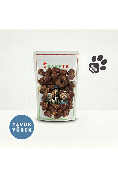 BARFTR Tavuk Yürek Atıştırmalık Ödül Maması 500 Gram Kediler İçin