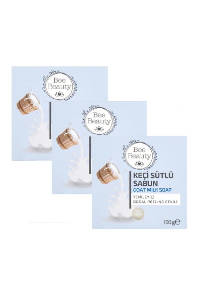 Bee Beauty Keçi Sütlü Katı Sabun 100 Gr X3