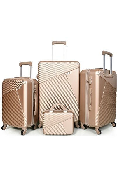 MORANO Morano 4-Piece Luggage Set Durable and Lightweight Spinner Wheeled Sui...