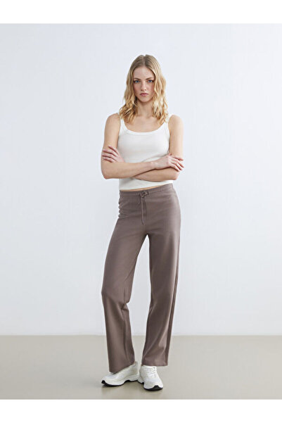 LC Waikiki Sparkling Choices by Shining Store Women's Wide Leg Sweatpants wit...