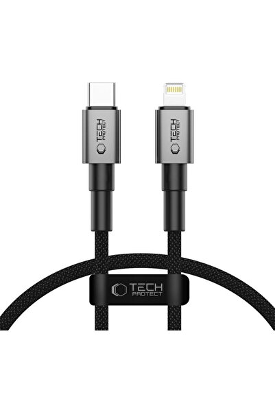 Tech-Protect Cablu de alimentare UltraBoost DNA Lightning PD27W/3A 25CM Gri Fer