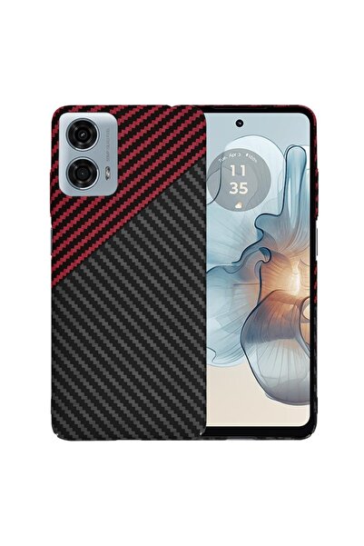 SKYDDAR INNOVATION Case for Motorola Moto G24 Power, carbon texture, Carbonit...