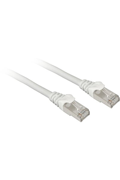 SHARKOON cablu de rețea patch SFTP, RJ-45, cu cablu brut Cat.7a (alb, 10 metri)