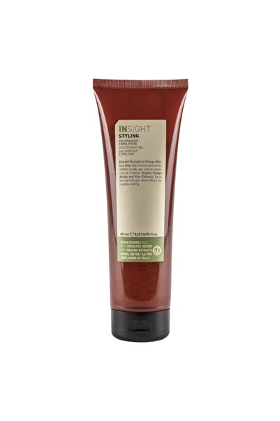 Insight , Gel ciment, Gel de coafat, Fixare extra puternică, 250 ml *Tester