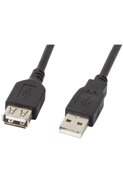 Lanberg CABLU EXTENSOR USB 2.0 AM-AF 1.8M (NEGRU) CA-USBE-10CC-0018-BK