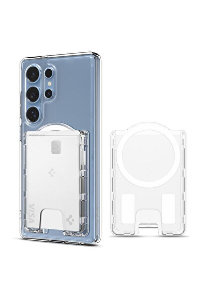 Spigen Portofel Ultra Hybrid MagSafe, transparent - Samsung Galaxy S25 Series