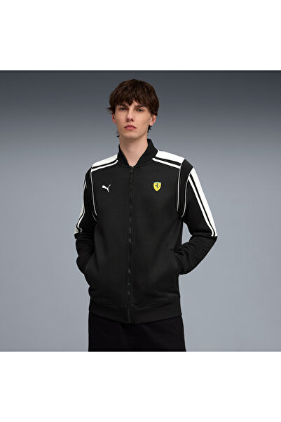 Puma Ferrari Mt7 Men's Black Casual Style Jacket 63583301