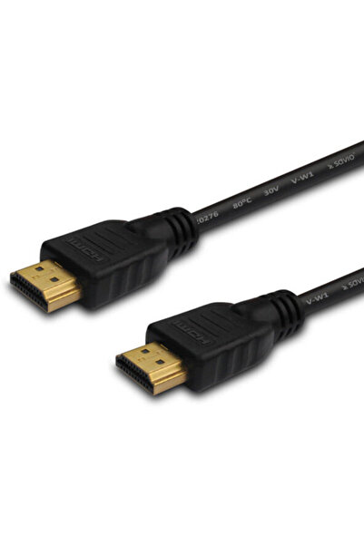 Savio Cablu HDMI (M), 20 m, negru, capete aurii, v1.4 de mare viteză, etherne...