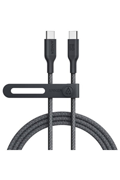 Anker USB Type-C (T) USB Type-C (T), 1,8m 140W, βιοδιασπώμενο νάιλον, μαύρο
