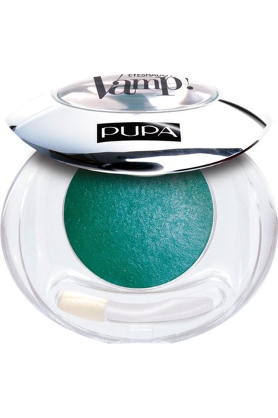 Pupa , Vamp! Wet & Dry, fără parabeni, fard de pleoape cremos, 300, smarald, 1 g