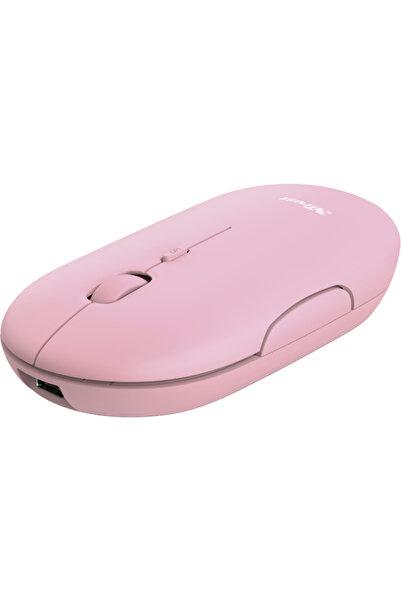 Trust Puck reîncărcabilă, fără fir prin USB, Roz