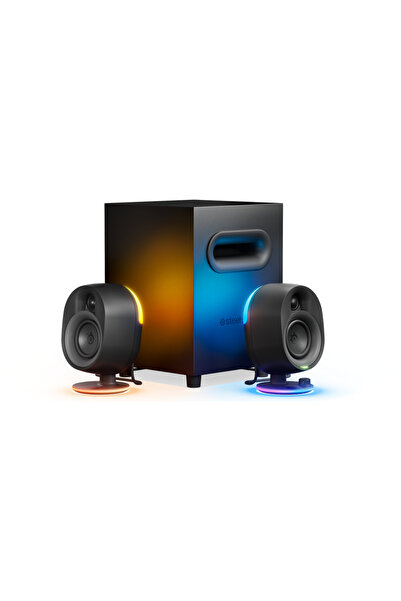 SteelSeries Arena 7 Speakers, Wired/Wireless, Black
