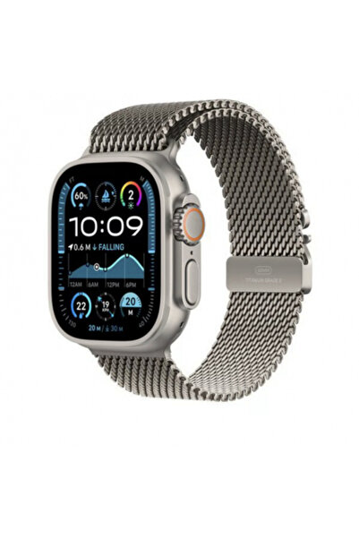 Apple Curea SmartWatch MXKC3ZM/A, 49mm, Titanium Milanese Loop/Small