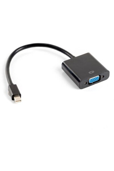 Lanberg Adaptor cablu video AD-0006-BK 0,2 m VGA (D-Sub) Mini DisplayPort Negru