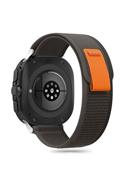 Tech-Protect Nylon Strap Samsung Galaxy Watch Ultra (47 mm) – Black/Orange