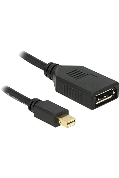 DELOCK Adaptor Displayport mini la Displayport 4K Negru