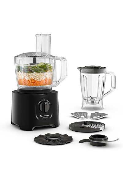 Moulinex Food Processor |Easy Force | 6 Attachments |25 Functions | Easy to U...