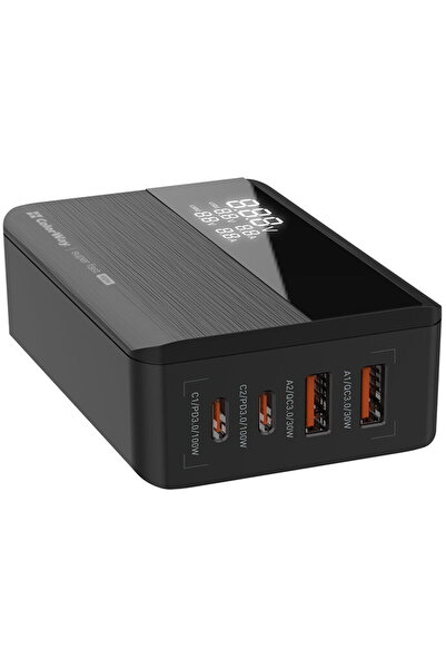 ColorWay Adaptor Splitter USB, Tip-C, 100W - (CW-CHS041PD-BK) - Negru