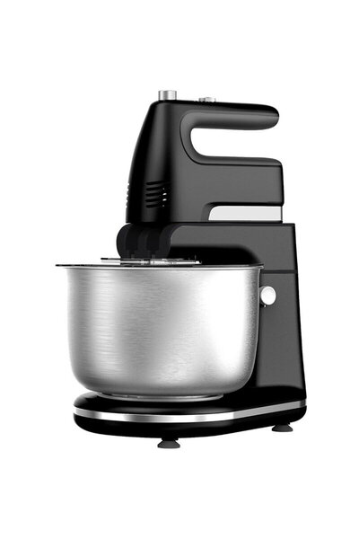 Maestro Mixer vertical MR-553 cu bol rotativ 600 W Negru, Oțel