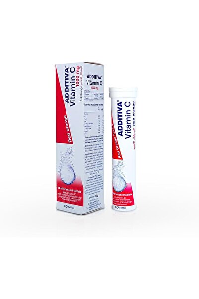 DR SCHEFFLER ADDITIVA VITAMIN C 1000MG EFFERVESCENT TABLET 20'S