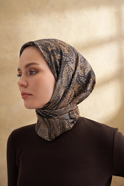 EL&BA GİYİM Floş Viscos Vintage Pattern Scarf