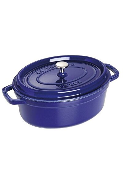 STAUB Oval Cocotte, 29cm cast iron, dark blue