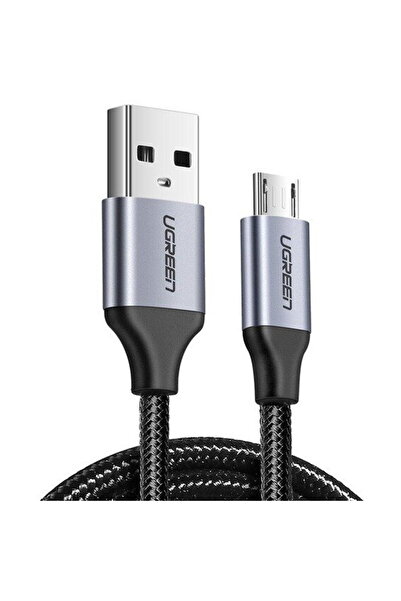 Ugreen Cablu micro USB QC 3.0 2.4A 0.5m (Negru)