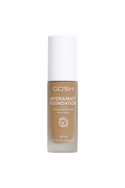 GOSH , Hydramatt, Matte, Liquid Foundation, 014Y, Dark, SPF15, 30 ml *Tester