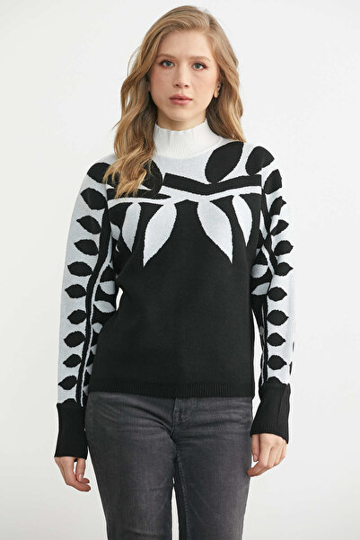 Sementa Светр з візерунком у вигляді крил кажана - чорний