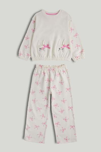 MOTHERCARE طقم سويت شيرت وبنطال رياضي بنقشة أرنب