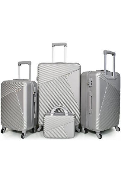 MORANO Morano 4-Piece Luggage Set Durable and Lightweight Spinner Wheeled Sui...