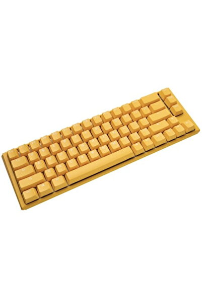 Ducky One 3 Yellow SF Gaming Keyboard, Cherry MX Clear, RGB LED, Layout US