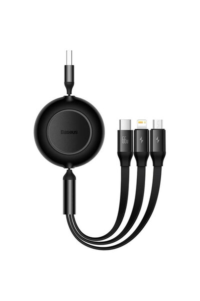 Baseus Cablu USB 3-în-1 Bright Mirror 3 pentru micro USB / USB-C / Lightning ...