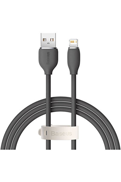 Baseus Jelly USB la Lightning, 2,4A, 1,2m Negru