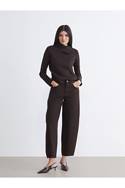 LC Waikiki Rmz Gi̇yi̇m Farkiyla Barrel Fit Women's Jean Pants