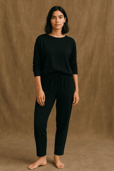 Re-clo Valencia, Soft Top and Bottom Pajama Set with Organic Fabric