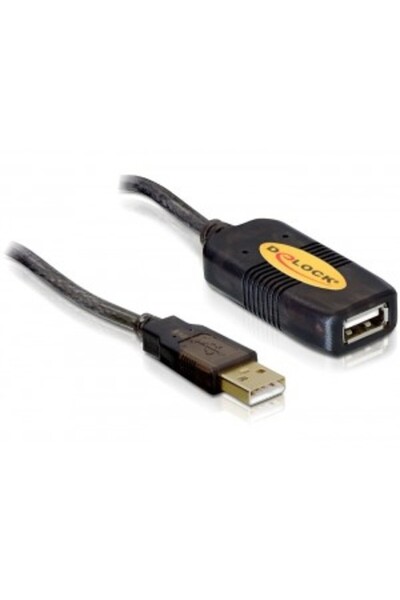 DELOCK Cablu prelungitor USB 2.0, activ, 10m