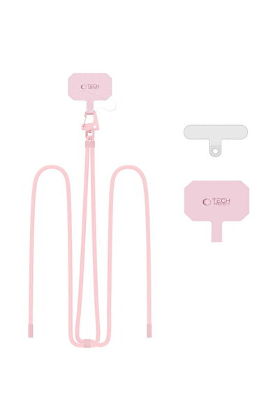 Tech-Protect CUREA CROSSBODY DIN FÂRĂ C5S, ROZ BEBELUȘ