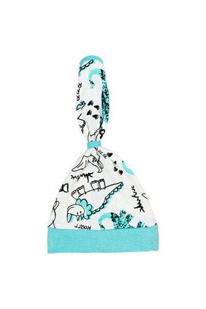 Nicol Căciulă-eșarfă din bumbac pentru bebeluși, cu dinozaur, mărimea 80/86